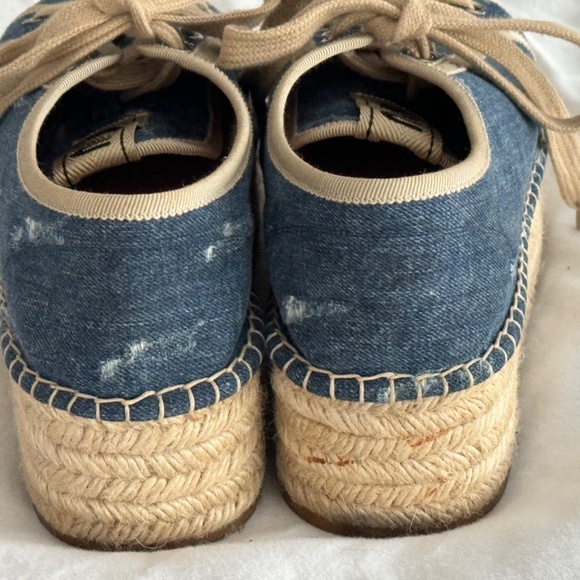 Miu Miu denim platform espadrilles eu39 - Picture 2 of 6